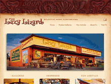 Tablet Screenshot of lazylizardaz.com